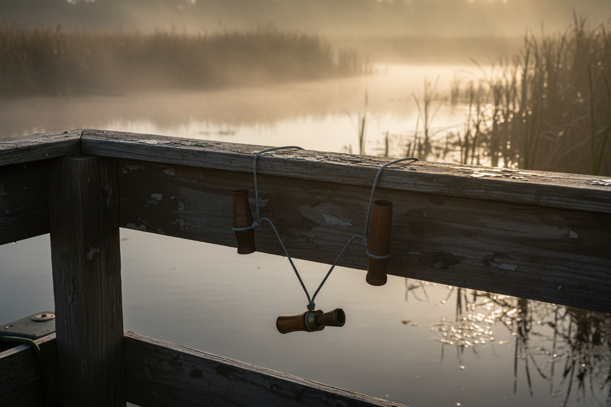 The Caller's Rig — 3-Call Lanyard