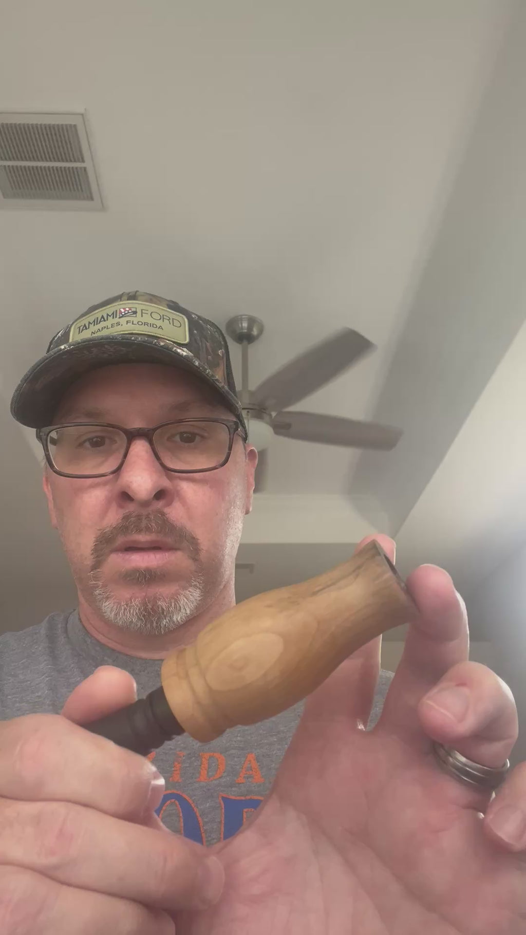 Old Hollow Single Reed Duck Call
